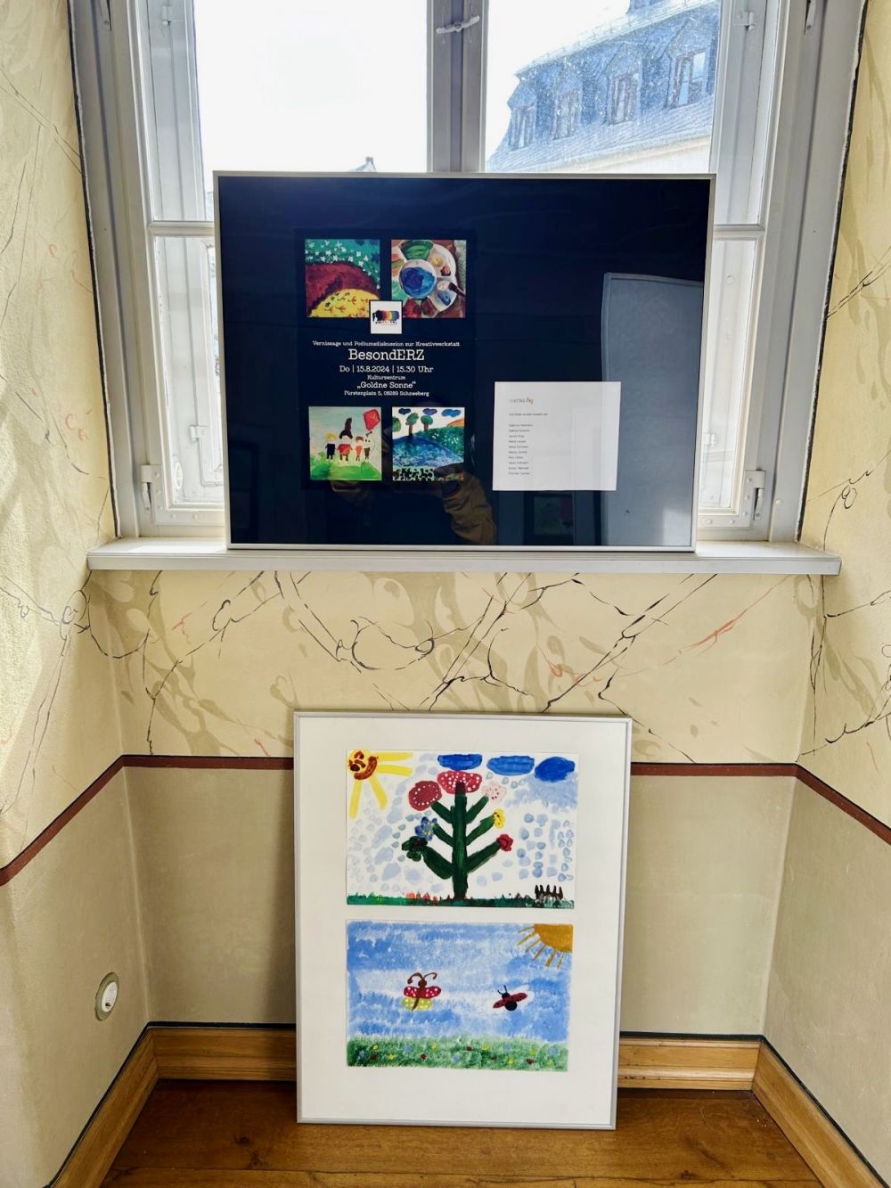 Ausstellung zur Kreativwerkstatt BesondERZ